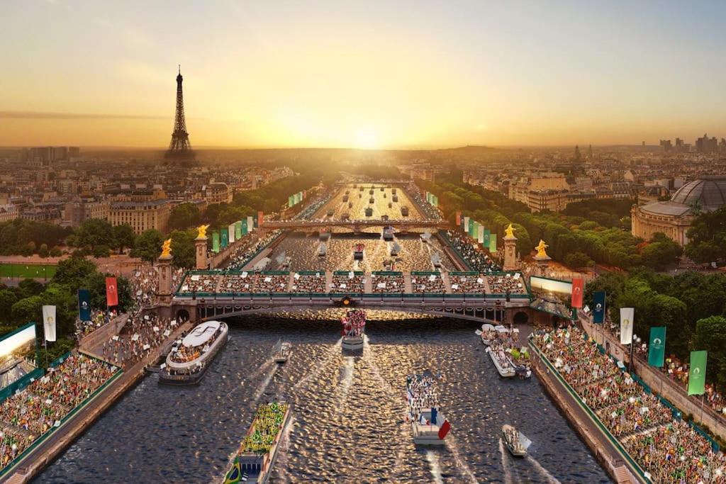 Grand Appt Proche Paris Parking Daire Aubervilliers Dış mekan fotoğraf